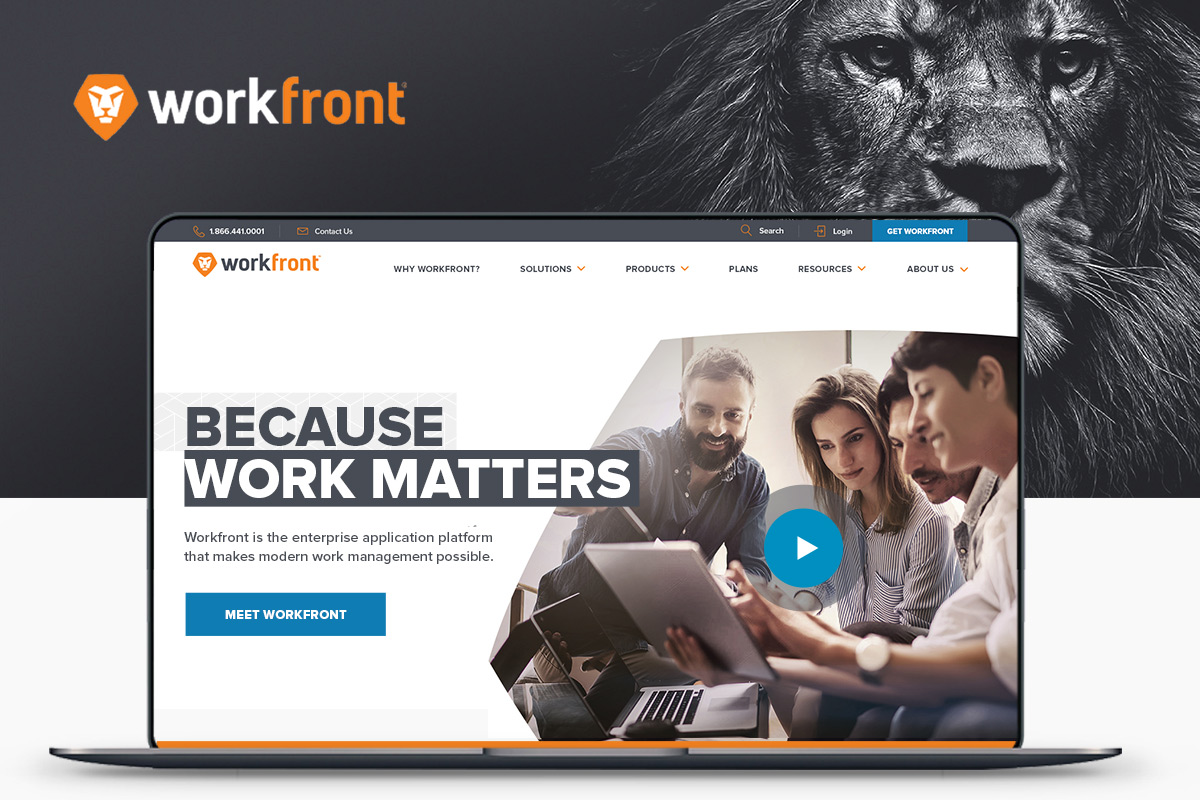 Workfront website design